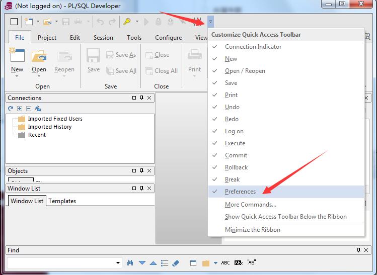 PL/SQL Developer截圖