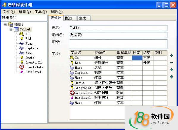 表結構設計器(EZDML)