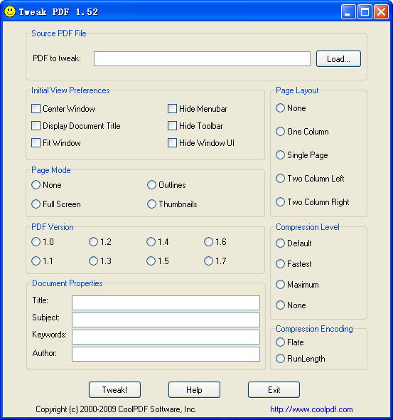 Tweak PDF瀏覽PDF文檔
