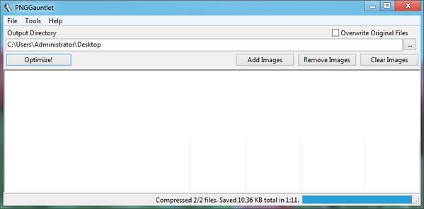 PNG圖片無損壓縮(pnggauntlet)